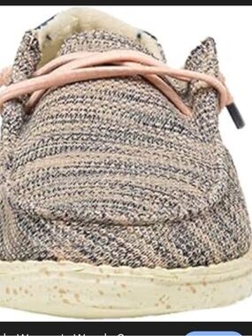 Woman’s Hey Dude shoes  Wendy Sox with pink shoestrings  Sz  11